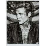 JJ Adams (b.1978) James Dean Tattoo