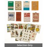 Miscellany.- A very good group of incomplete packs, including Solesio, v.p., 1930-1950.