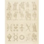 Solesio (Faustino, publisher) Seven sheets of uncut playing cards, San Francesco D'Albaro, [20th …