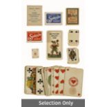 Small & miniature packs.- A group of small and miniature packs, including a pack of 'Mignon …