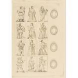 Solesio (Faustino, publisher) Nine duplicate sheets of uncut court cards, Genoa, [20th century …