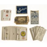 Solesio (Faustino) A pack of 97 minchiate cards, Genoa, 1929; ; A pack of 78 double-ended tarocchi …