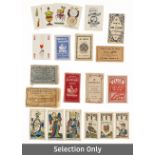 Tarocchi cards.- Italian publishers.- Finazzer (G., publisher) A pack of 52 tarocchi cards, …