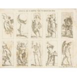 Tarocchi cards.- Mitelli (Giuseppe Maria, 1634-1718) Gioco di carte con nuovo forma di Tarocchini, …