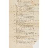 Hertfordshire.- Collection of documents and letters of wills, leases, mortgages etc., relating to …