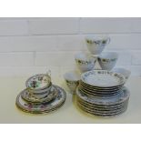 Porcelain tea wares to include Aynsley cups and saucers etc., (a lot)