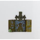 A small bronze icon, 9cm high