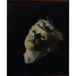 A.F. Murray 'Head and Shoulders Portrait of a Boy with Blue Eyes and Blonde Hair' Oil-on-canvas,