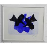 G. Braque Large framed coloured print, 110 x 90cm