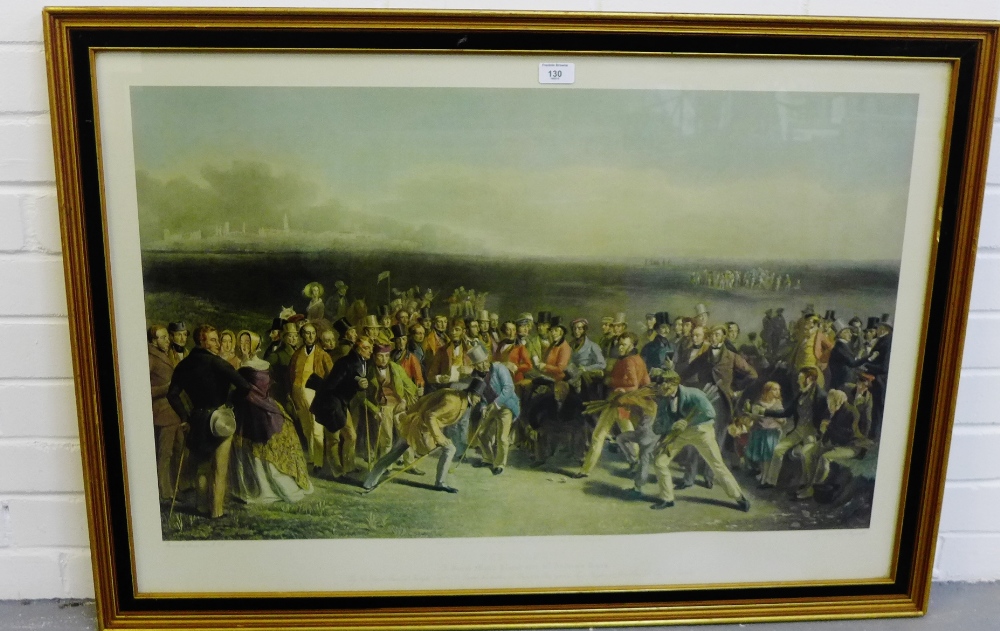 After Charles Lees R.S.A The Golfers 'The Grand Match played over St. Andrew's Links', Coloured