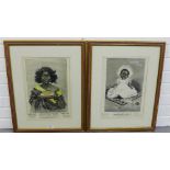 A pair of framed advertising prints to include 'Sunlight Soap' and 'Plantol Soap', both in glazed