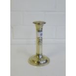 Edwardian silver candlestick with Reynolds Angels pattern, Birmingham 1906, weighted, 15cm high