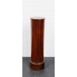 A mahogany column, 84cm high From the residual contents of a West Coast Family Country House