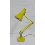 Herbert Terry & Sons yellow angle poise lamp