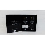 Dartington Crystal Glitz, pair of wine glasses with Swarovski crystals, (2)