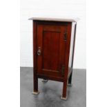 An Arts & Crafts pot cupboard by Brown Brothers of Edinburgh, 72 x 48cm