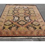 A large Indian rug by Obetee, 300 x 232cm