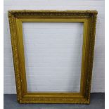 A large ornate gilt picture frame, 140 x 115cm