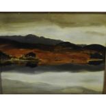 Oliver van Oss 'Highland Landscape' Oil-on-Board, framed, 29 x 25cm