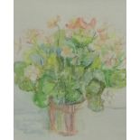 Soeder 'Still Life of Flowers in a Vase' Watercolour, signed, in a glazed frame, 33 x 41cm