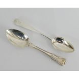 George III Scottish silver Old English pattern spoon with makers mark for Alexander Edmonstoun,