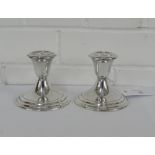 A pair of Gorham sterling silver desk candlesticks, 9cm high (2)