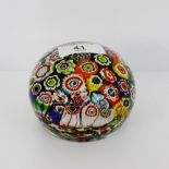 A Millefiore paperweight