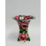 Wemyss Lady Eva 'Cabbage Rose' patterned vase with printed and impressed backstamps, 20cm high