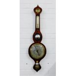 19th century five dial banjo barometer by A. Simpson of Fraserburgh, 96cm long