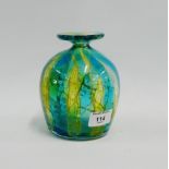 Mdina glass vase, 15cm high