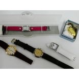 A collection of wristwatches to include a Gents Lorus, Lady's Jenners and Le Chat etc (a lot)