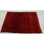 Bokhara red rug, 2m x 132cm