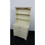 White painted wooden dresser, 177 x 91cm