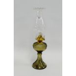 Casa Pupo of London moulded glass oil lamp base and shade