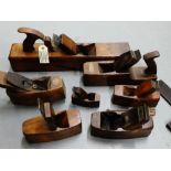 Collection of vintage woodworking planes, (a lot)