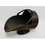 Copper coal scuttle