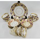 Collection of various English porcelain cups and saucers etc., (a lot)
