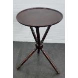 Mahogany Gypsy table, 70 x 48cm