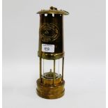 E. Thomas & Williams Ltd, Aberdare, Wales, brass miners safely lamp No.38880