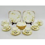 Plant Tuscan Art Deco floral patterned teaset