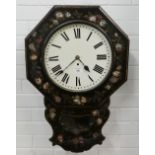 Papier mache Fusee wall clock