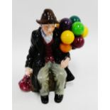 Royal Doulton porcelain figure 'The Balloon Man', HN1954, 18cm high