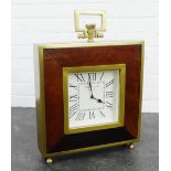 McLaughlin & Scott oversized mantle clock, 44 x 41cm