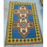 Kazak style rug, 200 x 128cm