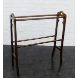 An Arts & crafts towel rail, 80 x 73cm