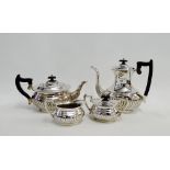 Epns four piece silver plated tea and coffee set, (4)