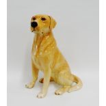 Beswick model of a seated dog, with impressed number 2314, 34cm high