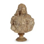 After Jean-Louis Lemoyne (French, 1665-1755) bust of Jules Hardouin-Mansart (French, 1645-1708),