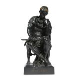 After Albert-Ernest Carrier-Belleuse (French, 1824-1887) Julius Caesar, late 19th century Bronze,