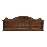 A pair of English sporting scoreboards circa 1900 H: 15 1/2, W: 37 1/4 in. (larger)